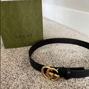Gucci GG Marmont Belt (Size 90, Belt width 1 in)